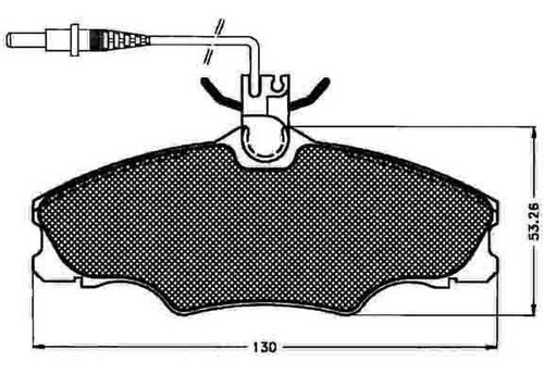 Pastilla De Freno Peugeot 406 1.8 I - 1.9d - Coupe - Break 9