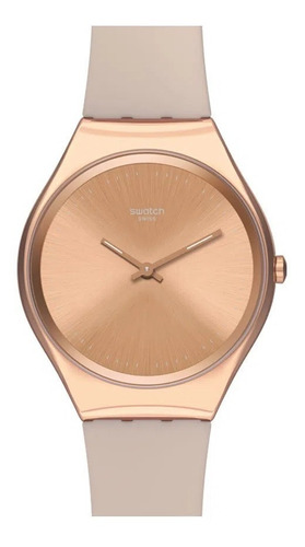 Reloj Swatch Syxg101 Skinrosee Mujer Ultra Delgado Skin 