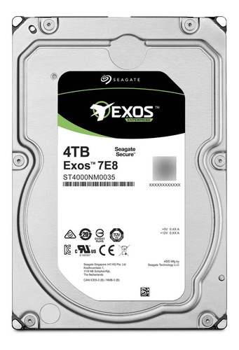 Seagate 4tb Exos 7e8 512n Sata 3.5  Internal Hdd