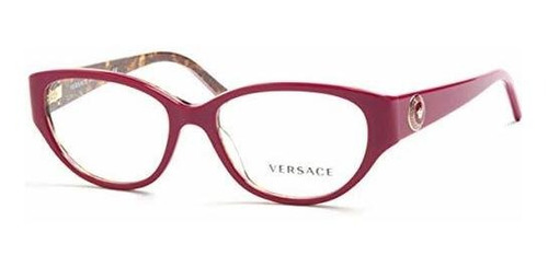 Montura - Versace Ve3183 Eyeglasses-5086 Fuxia-baroque-54mm