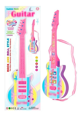 Guitarra Eléctrica Love Music Guitar Rock Juguete Niños