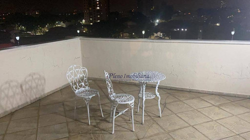 Cobertura Com 3 Dormitórios À Venda, 220 M² Por R$ 800.000,00 - Vila Pires - Santo André/sp - Co0025