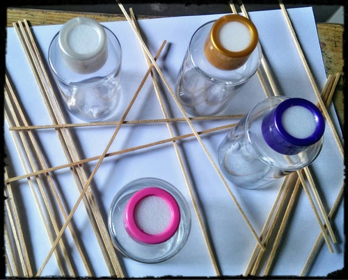 Imagen 8 de 10 de Envase Frasco Pet Cristal Difusor Aromático + Varillas X30