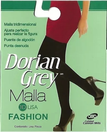 Pantimedia Malla Dama 3d Lisa Dorian Grey Fashion