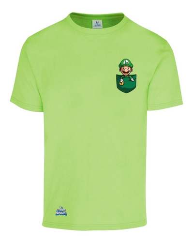 Playera Manga Corta 100% Algodon Videojuego Mario Nintendo