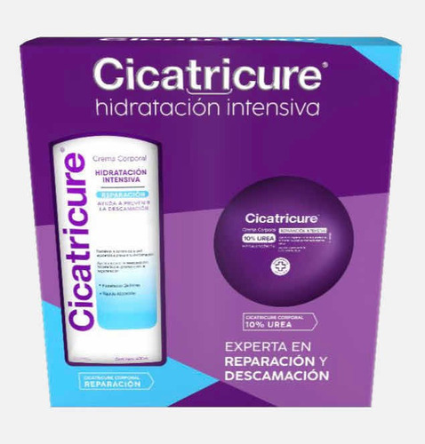 Cicatricure Kit Hidra. Intensiva Crema Corporal + Urea 10 %