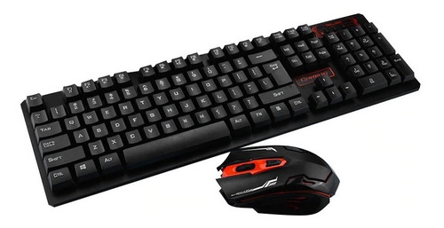 Teclado Y Mouse Gamer Inalámbricos 2.4ghz Bluetooth Hk6500