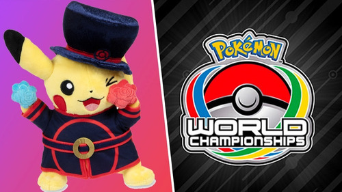 Pelúcia Pokémon Pikachu Beefeater 2022 World Championships