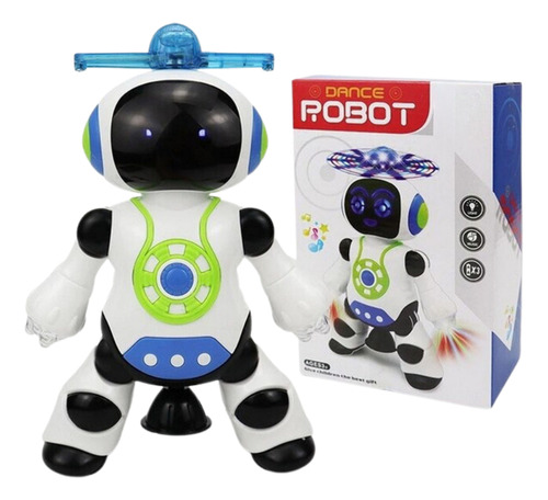 Brinquedo Robô Dançarino Com Sons E Luzes Interativo Música