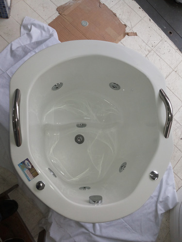 Ofurô Com Banco Imersão 90x80x68 Branco