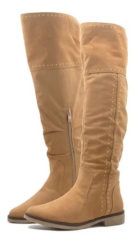 Botas largas camel new arrivals