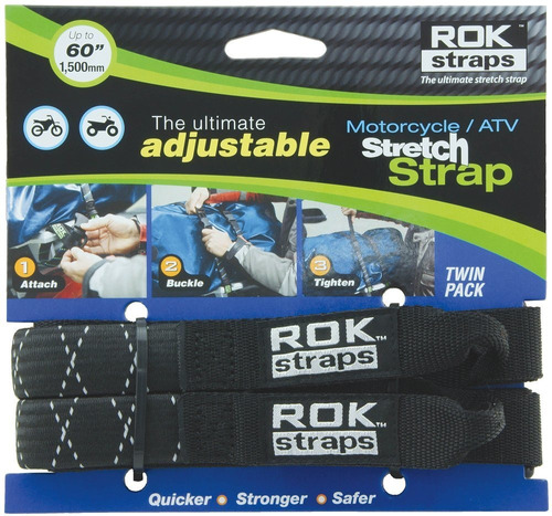 Rok Straps Rok-10050 Correa Elástica Ajustable De 18 A 60 Pu