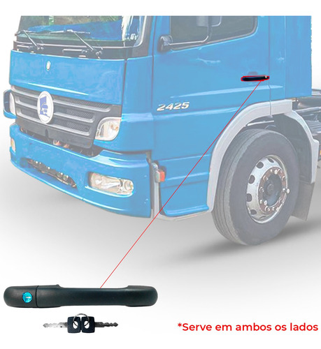 Maçaneta Externa Porta Dianteira Mb Atego Axor Sprinter