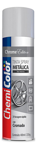 Spray Chemicolor Metalica Cromado 400ml