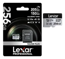 Comprar Tarjeta De Memoria Profesional Lexar Silver Plus 256gb 4k