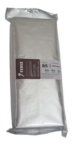 Chocolate Cobertura Fenix Semi Amargo 85 1kg 60% Cacao