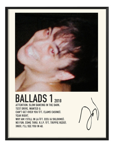 Cuadro Joji Album Music Tracklist Exitos Ballads 1