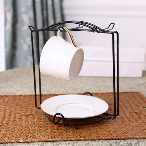 Estante De Exhibición Para Tazas De Café Y Platillos,