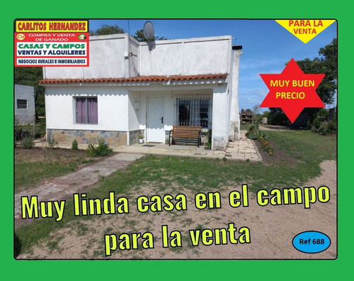  Ref 688) V - ** Muy Linda Casa En El Campo Bien Enfrente A Ruta 3 Nueva Para La Venta En San José O Posible Permuta Por Casa Con Unas 3 Has De Campo