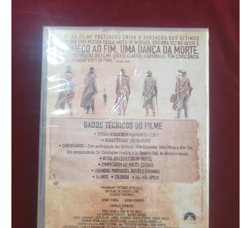 Dvd Era Uma Vez No Oeste Charles Bronson Original