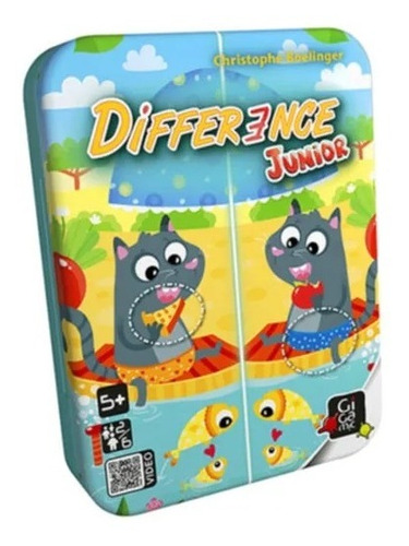 Juego De Mesa Cartas Difference Junior Original Nuevo