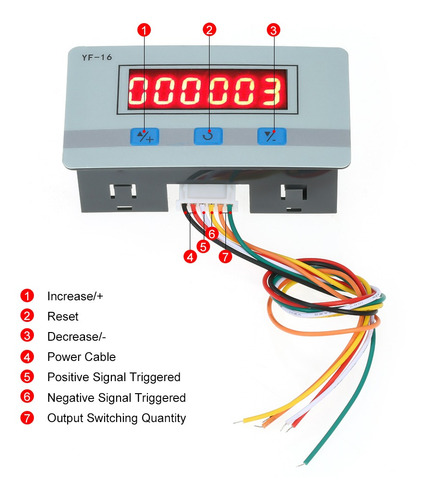Mini Led Digital Contador Módulo Dc/ac5v~24v Electrónico