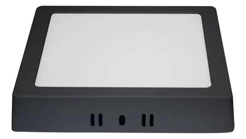 Painel Led Quadrado Preto 12w 6500k - Blumenau Iluminação