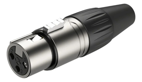 Plug Canon Xlr Para Cabo De Microfone Femea - Kit 20 Und