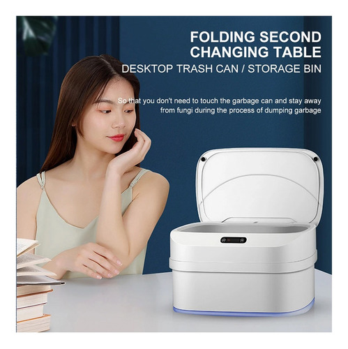 Papelera Inteligente Con Sensor Infrarrojo
