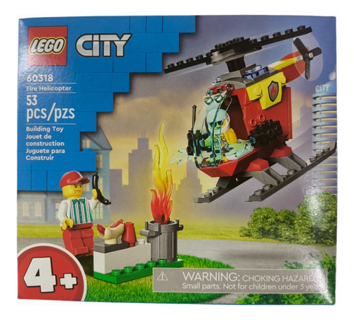 Set De Juego Helicóptero De Bomberos - Lego
