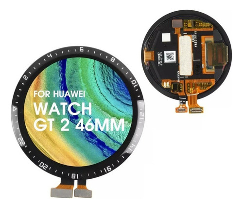 . Tela De Toque Lcd Para Huawei Watch Gt2 46 Mm Ltn-b19 D
