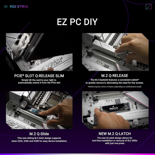 Asus Rog Strix B850-a Gaming Wifi Amd Am5 B850 Atx Motor De