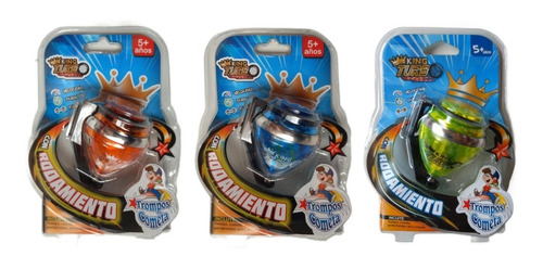 Trompo Cometa King Turbo - Con Rodamiento - 3 Piezas