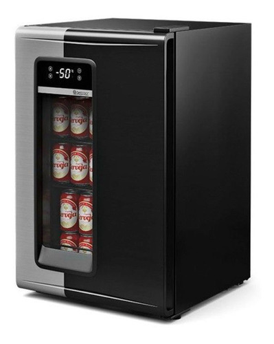 Cervejeira Grb-100 Gelopar Preto - 95l 110V