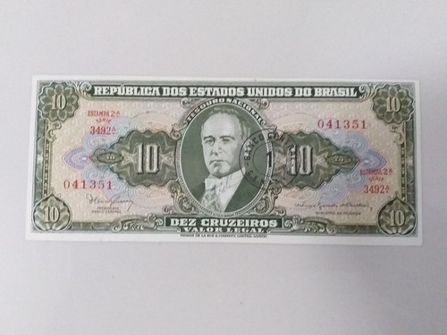 C114 Nota Antiga De 1 Centavos/ Getúlio Vargas