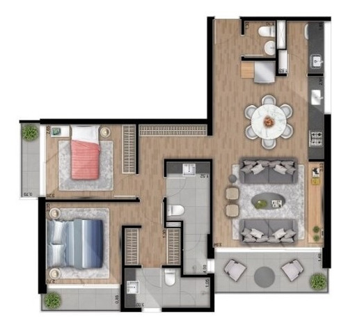 Apartamento À Venda No Bairro Perdizes - São Paulo/sp - O-16966-27795