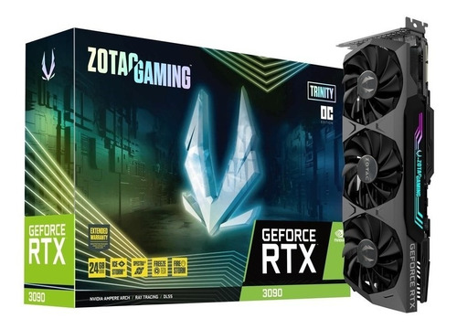 Placa De Video Zotac Rtx 3090 24gb Oc Trinity Nvidia