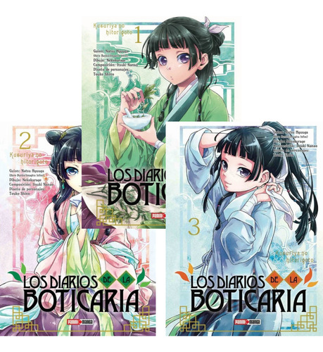 Los Diarios De La Boticaria Pack 1 2 3 Manga Panini