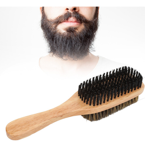Cepillo De Barba De Doble Cara Para Hombre, Tamaño Grande, L