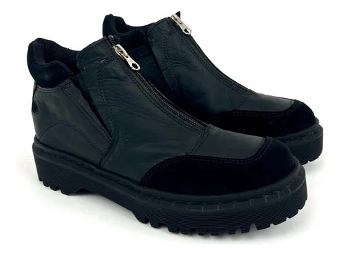 Bota De Cuero Caña Corta. Modelo: Tracker -  Kiko´s Shoes