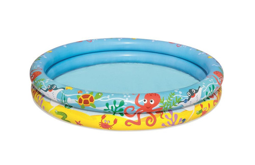 Pileta inflable redonda Bestway 51124 de 122cm x 20cm 137L multicolor