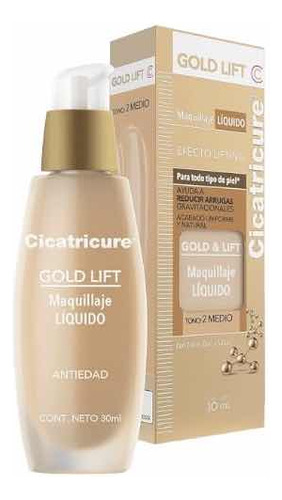 Maquillaje Líquido Anti Edad  Gold Lift Tono Medio