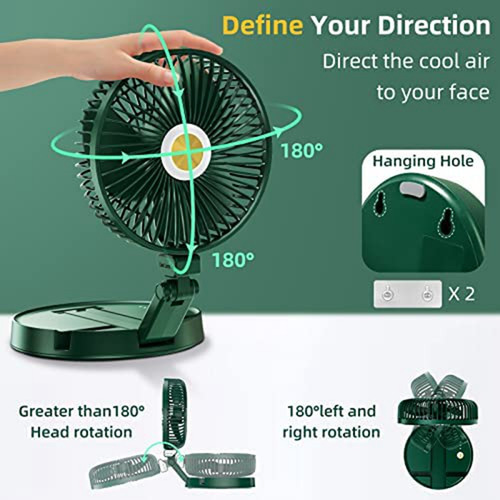 Ventiladores De Escritorio Que Funcionan Con Baterías Recarg