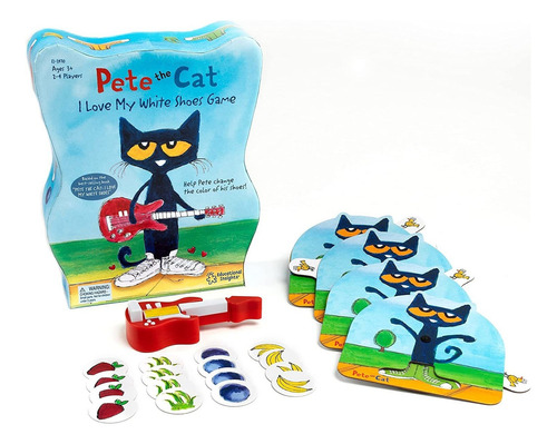 Pete The Cat I Love My White Shoes Juego De Mesa Para N...