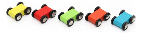 Pista De Auto Cascada Vertical Madera Para Niños 4 Niveles