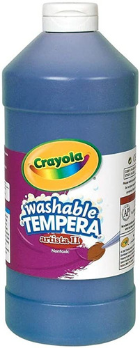 Crayola Artista Ii - Pintura Lavable (16.0 Fl Oz), Color Azu