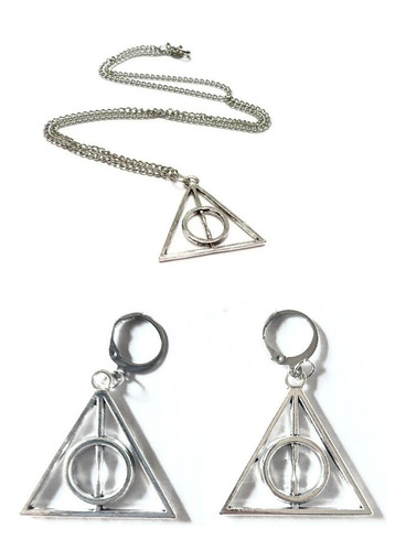 Pack Collar Y Caraban Harry Potter Las Reliqueas C/cadena