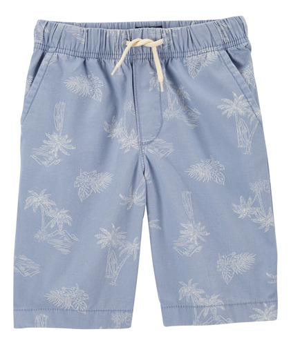 Short De Lona Diseño Palmeras Oshkosh 3p264010