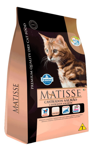 Alimento Matisse gato adulto castrado salmón 15kg