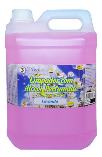 Limpador Com Álcool Perfumado Lavanda - 5 Litros